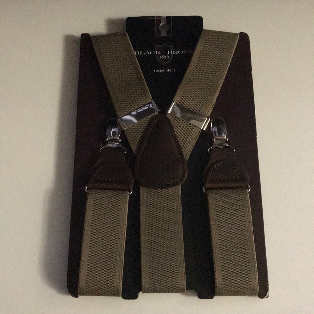 Black Brown 1826 suspenders
